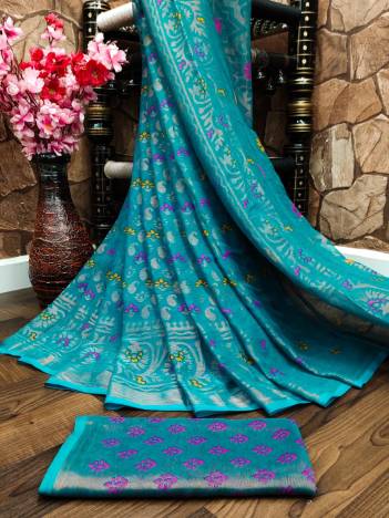 Meraki Vol 5 By Sagar Impex Fancy Brasso Saree Collection